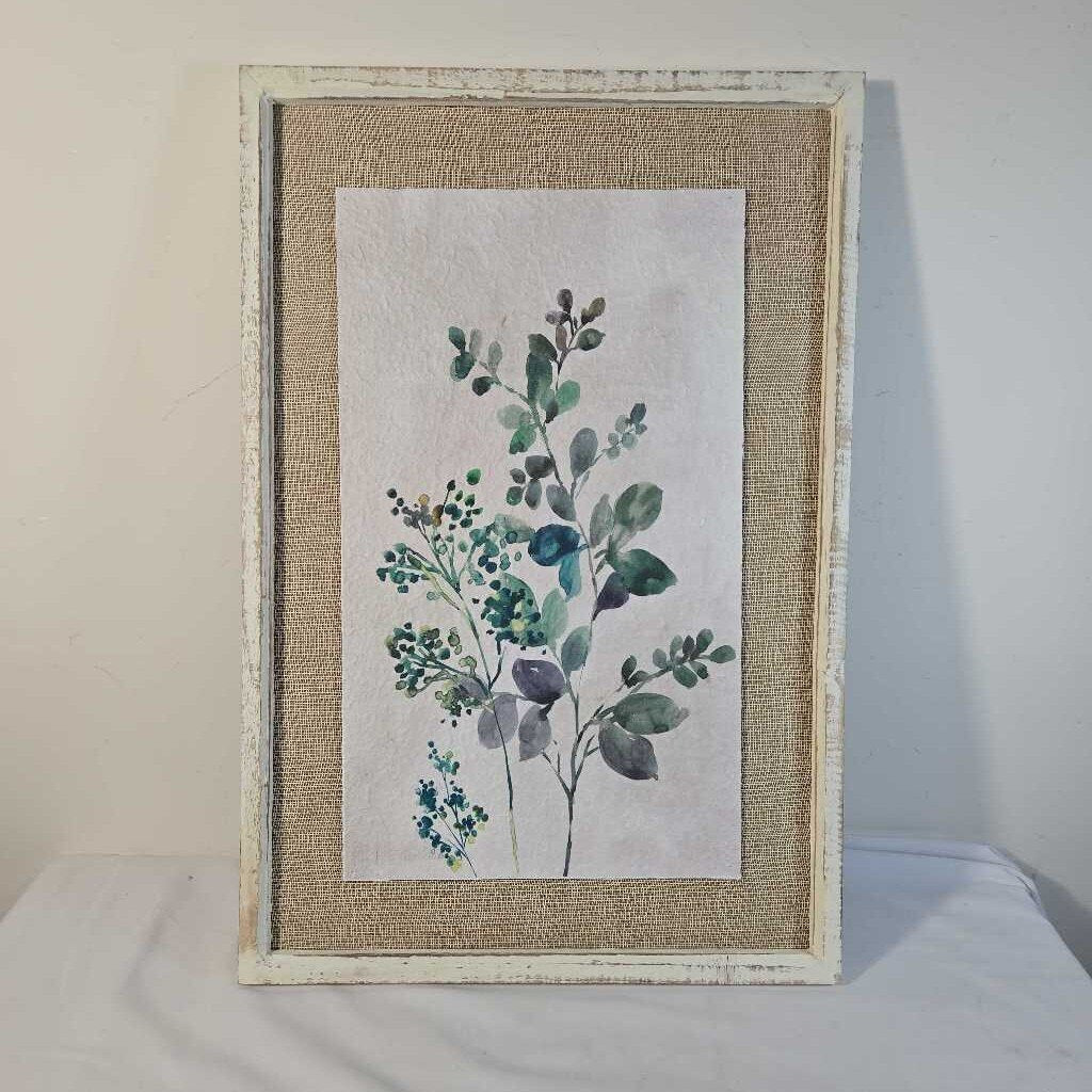 WATERCOLOUR LEAVES WALL ART