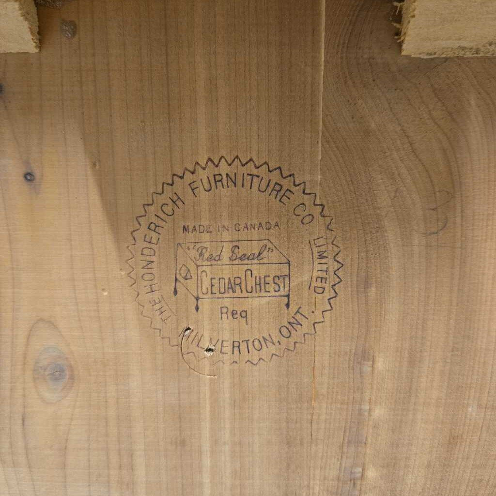 NEWLY REFINISHED PINK CEDAR CHEST