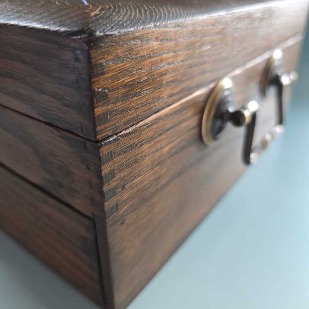 WM A Rogers Box Joint Red Lined Chest