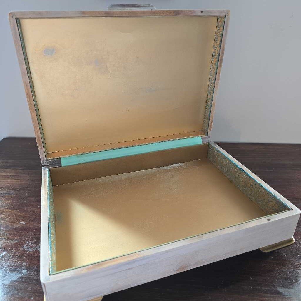 Upcycled Hand Painted Chest