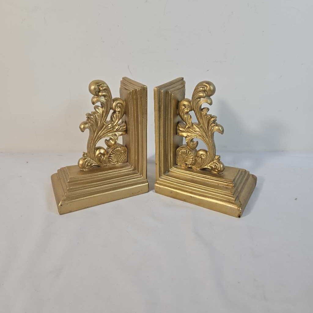 PR GOLD RESIN BOOKENDS