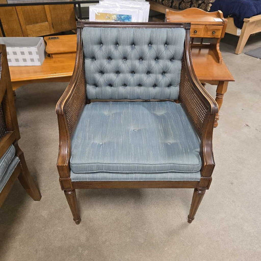 BLUE ACCENT CHAIR