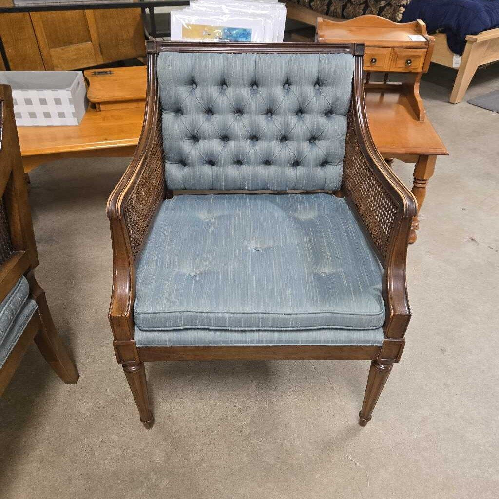 BLUE ACCENT CHAIR