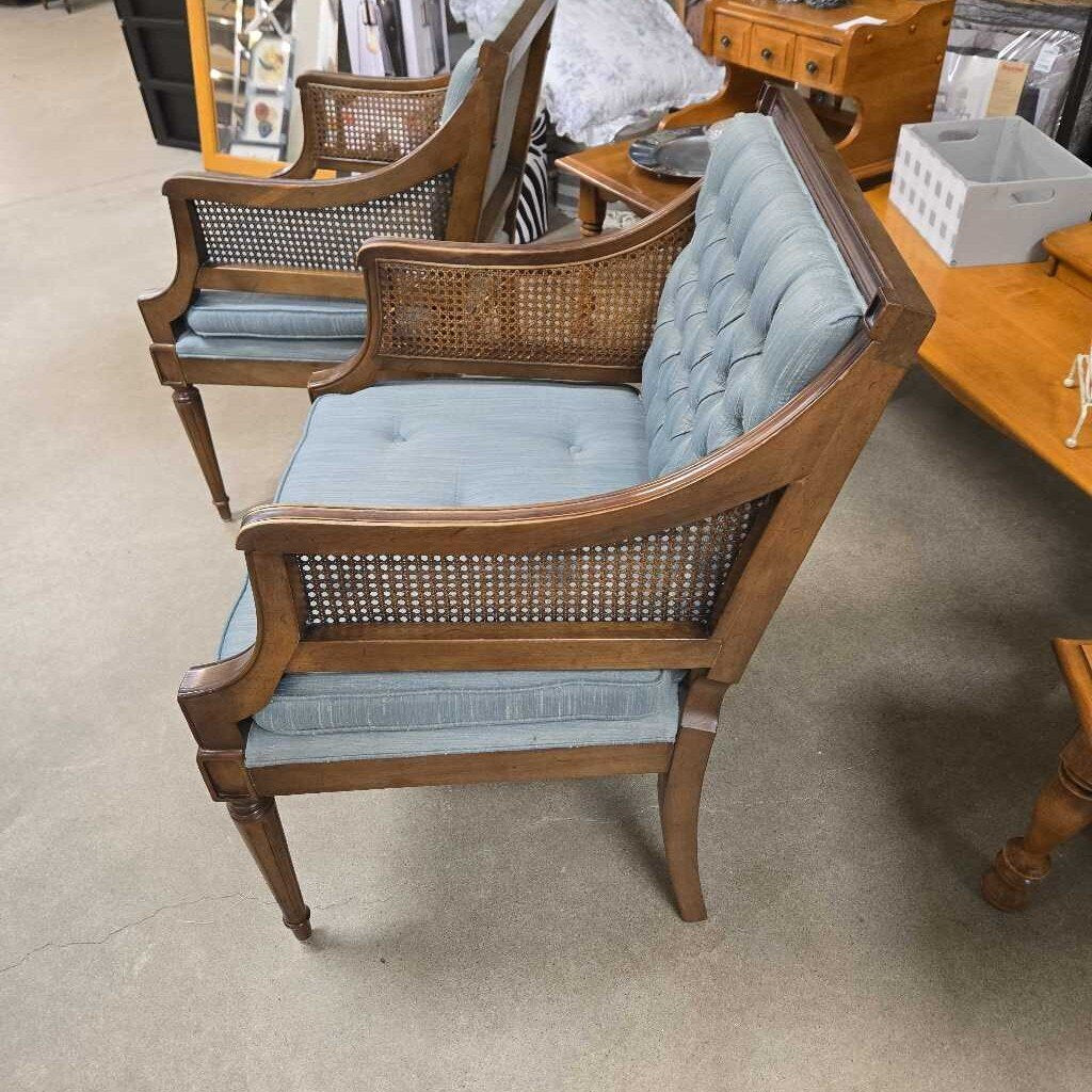BLUE ACCENT CHAIR