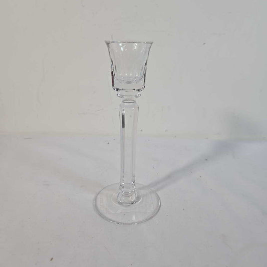 GLASS CANDLESTICK HOLDER