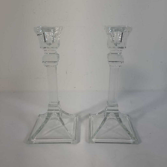 PR GLASS CANDLE HOLDERS