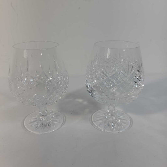 PR CRYSTAL BRANDY GLASSES