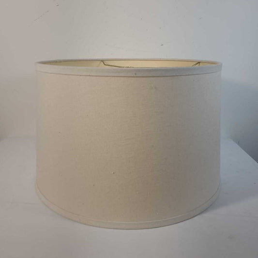 BEIGE DRUM LAMP SHADE