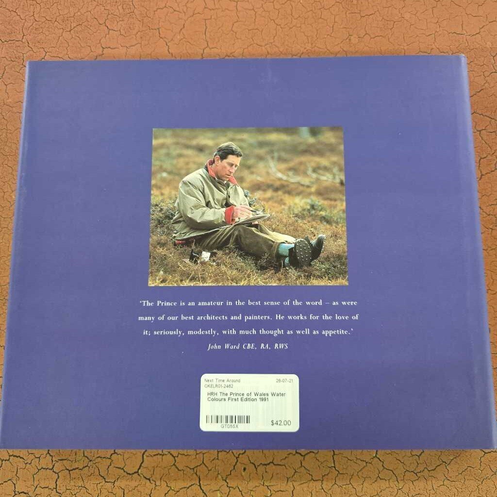 HRH The Prince of Wales Water Colours First Edition 1991