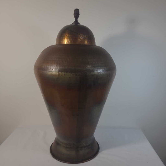 HAMMERED COPPER GINGER JAR