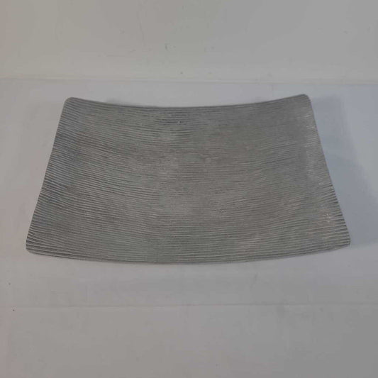 JOSEPH ABBOUD RECTANGULAR SILVER TRAY