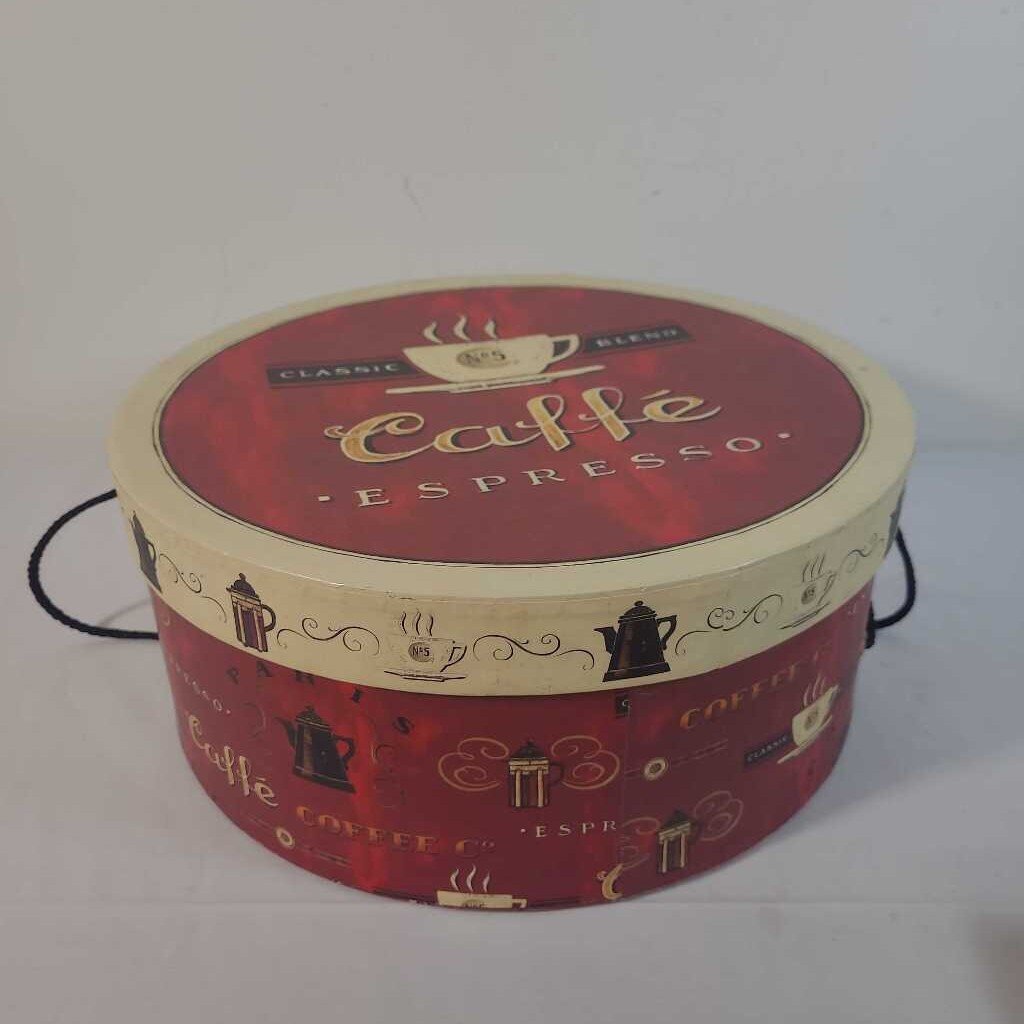 CAFFE ESPRESSO HAT BOX