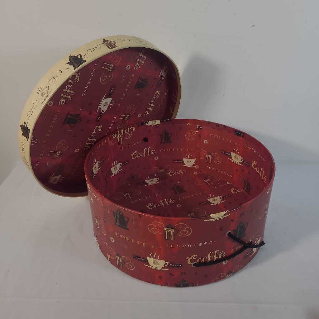 CAFFE ESPRESSO HAT BOX