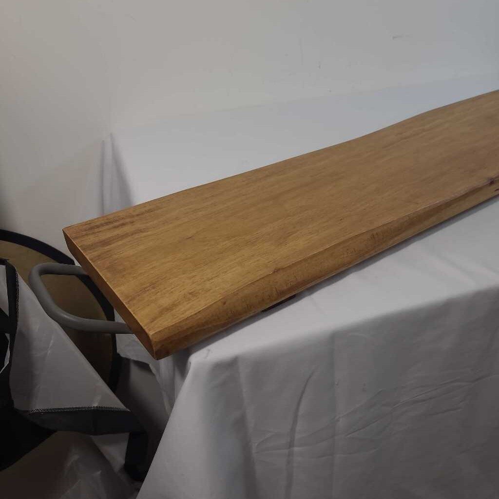 43" WOODEN TRAY W/HANDLES