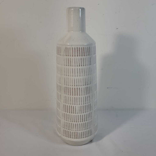 WHITE CERAMIC VASE