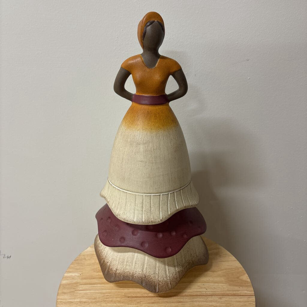Faceless Doll Ceramic