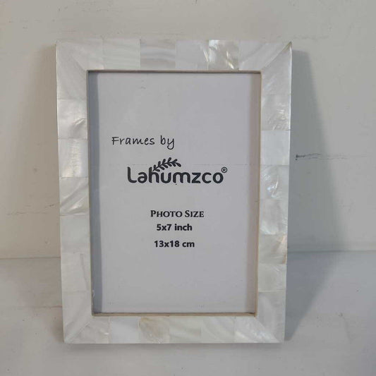 MOTHER OF PEARL PICTURE FRAME 5"x7"
