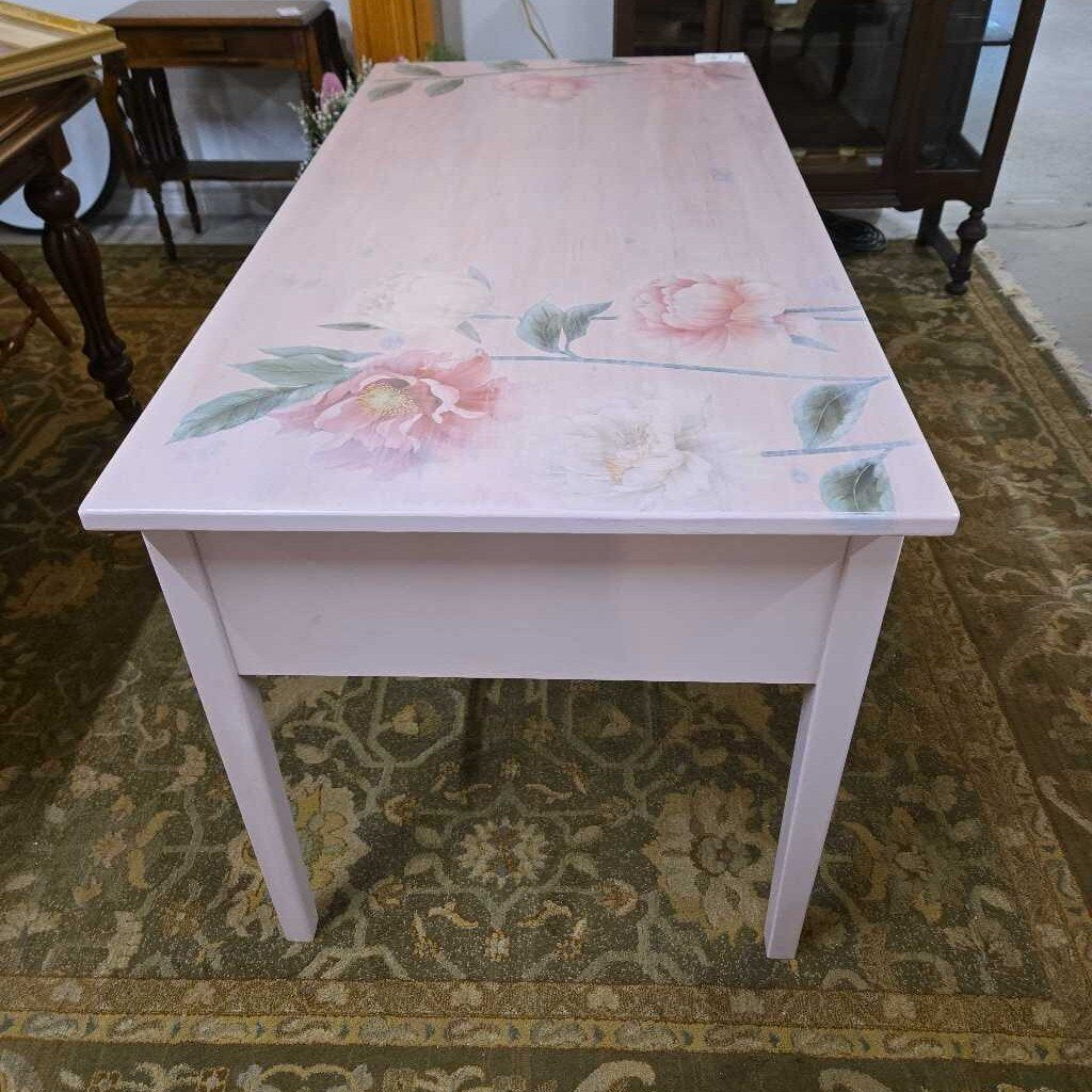 NEWLY REFINISHED PINK DESK~ERICA
