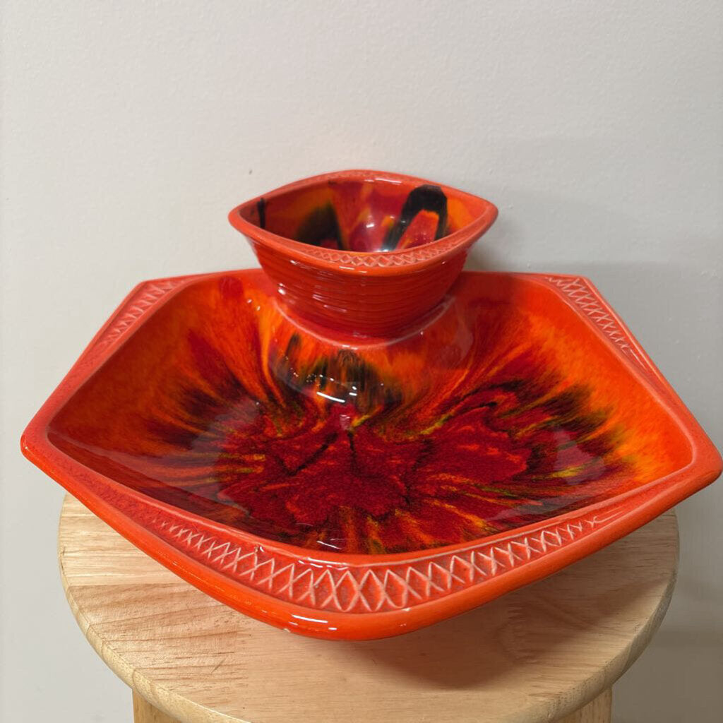1960'S CHIP & DIP PLATTER