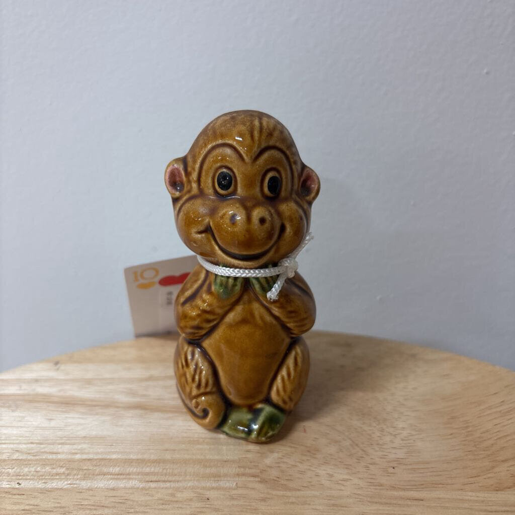 BEAR & MONKEY SALT/PEPPER SHAKERS