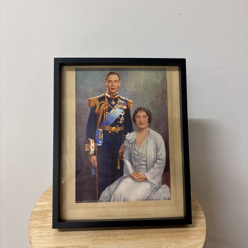1937 KING GEORGE VI & QUEEN ELIABETH PRINT