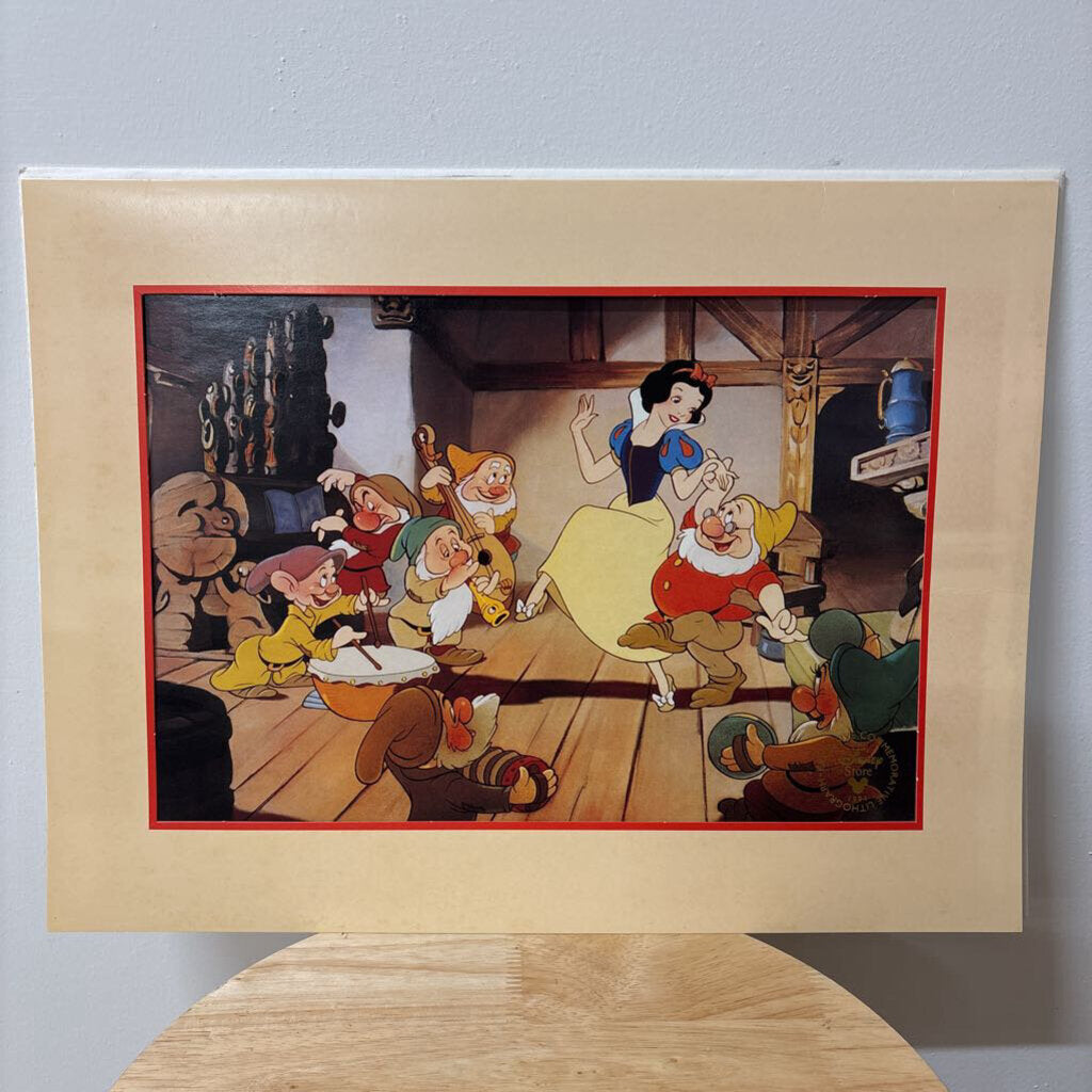 1994-SNOW WHITE & THE SEVEN DWARFS DISNEY PRINT
