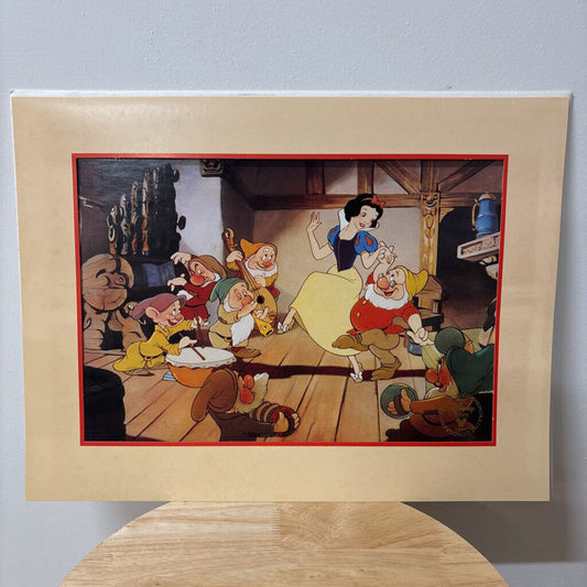 1994-SNOW WHITE & THE SEVEN DWARFS DISNEY PRINT