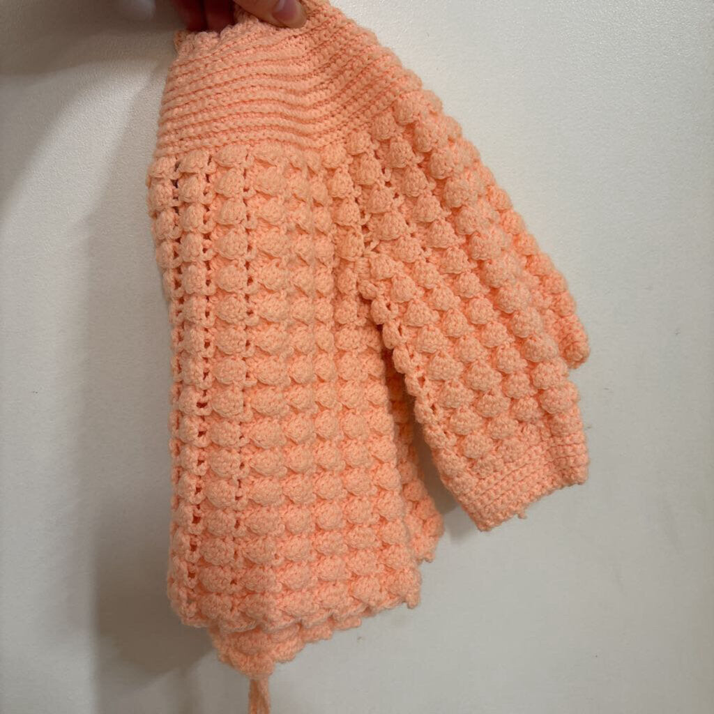 BABY CROCHETED TIE-FRONT CARDIGAN