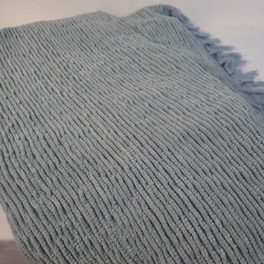 BLUE FRINGE BLANKET
