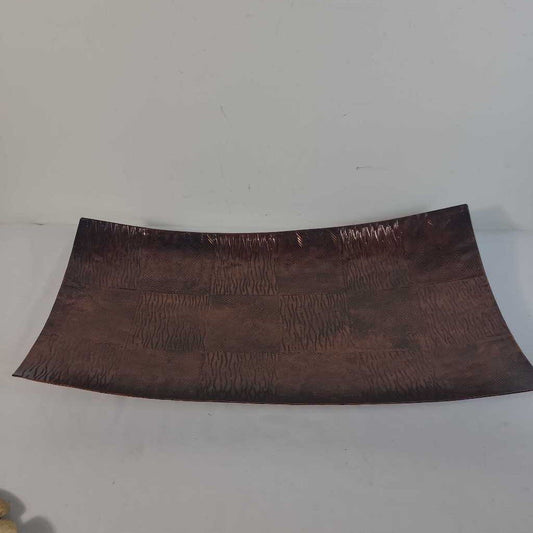 COPPER FOOTED TRAY