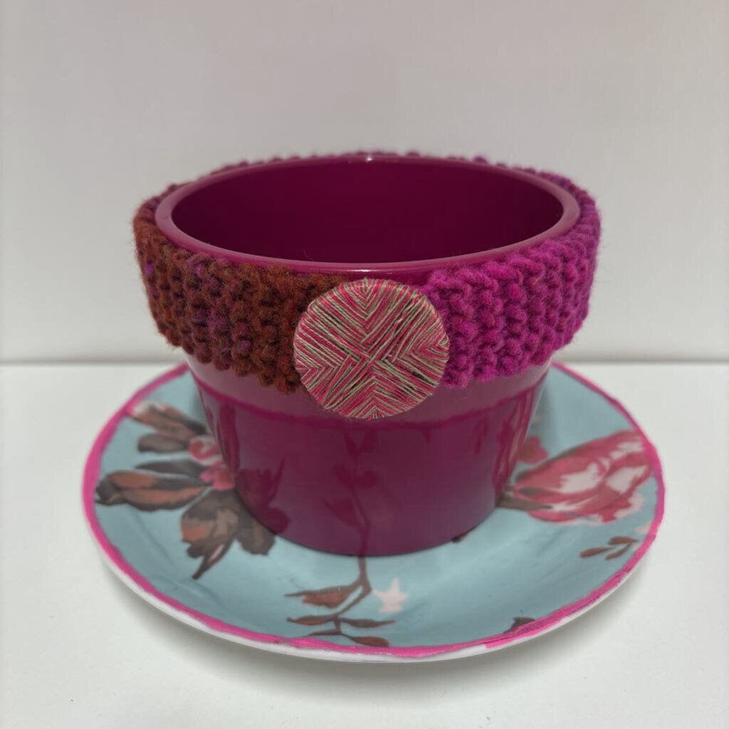 Dcorative Flower Pot and Drip Plate