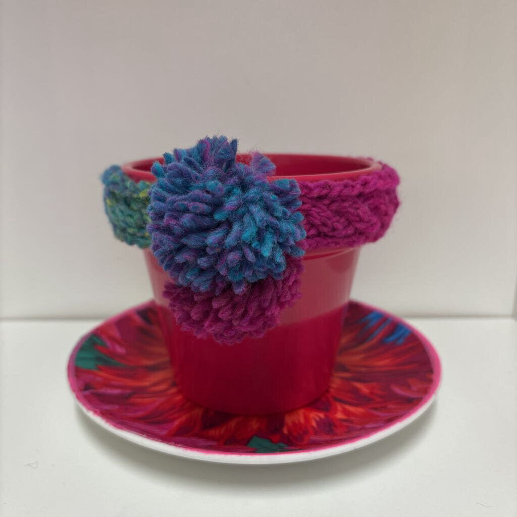 Dcorative Flower Pot and Drip Plate