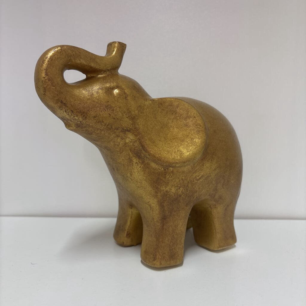 Faux Brass Elephant