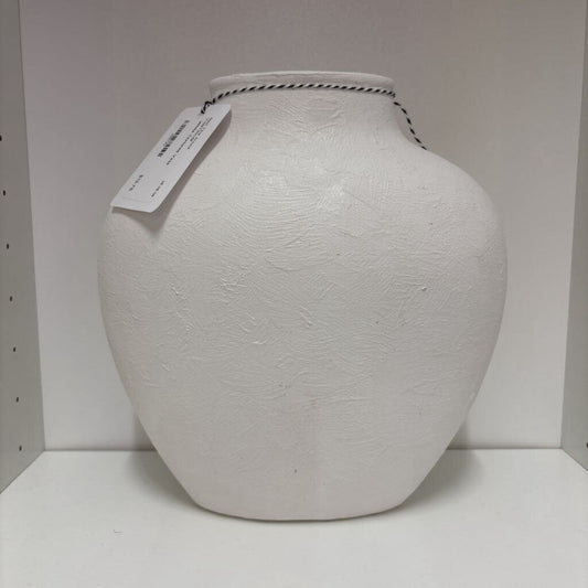 White Textured Vase