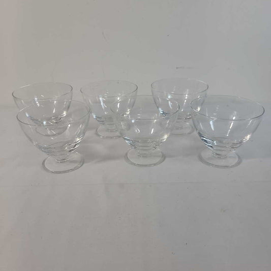 S/6 DESSERT GLASSES