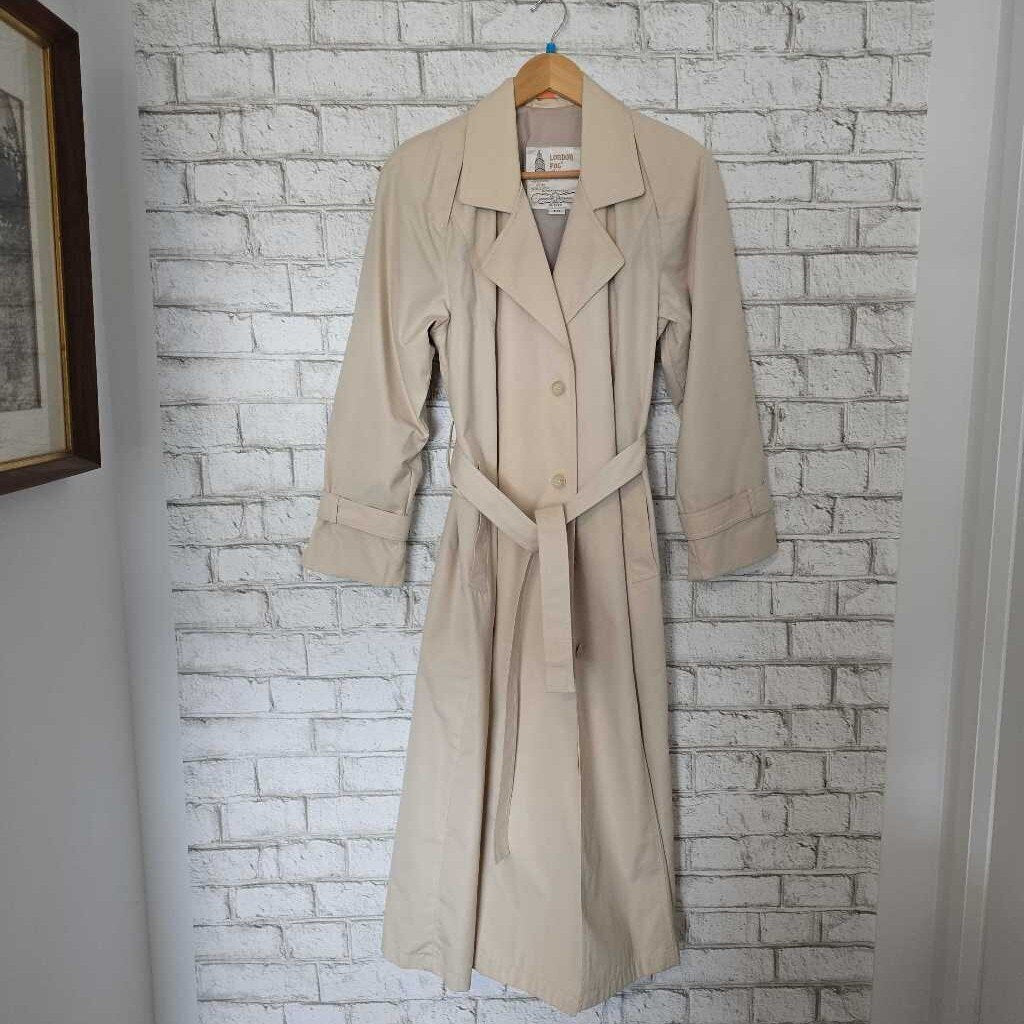 Vintage LONDON FOG MAINCOATS Trench Coat SZ 8M