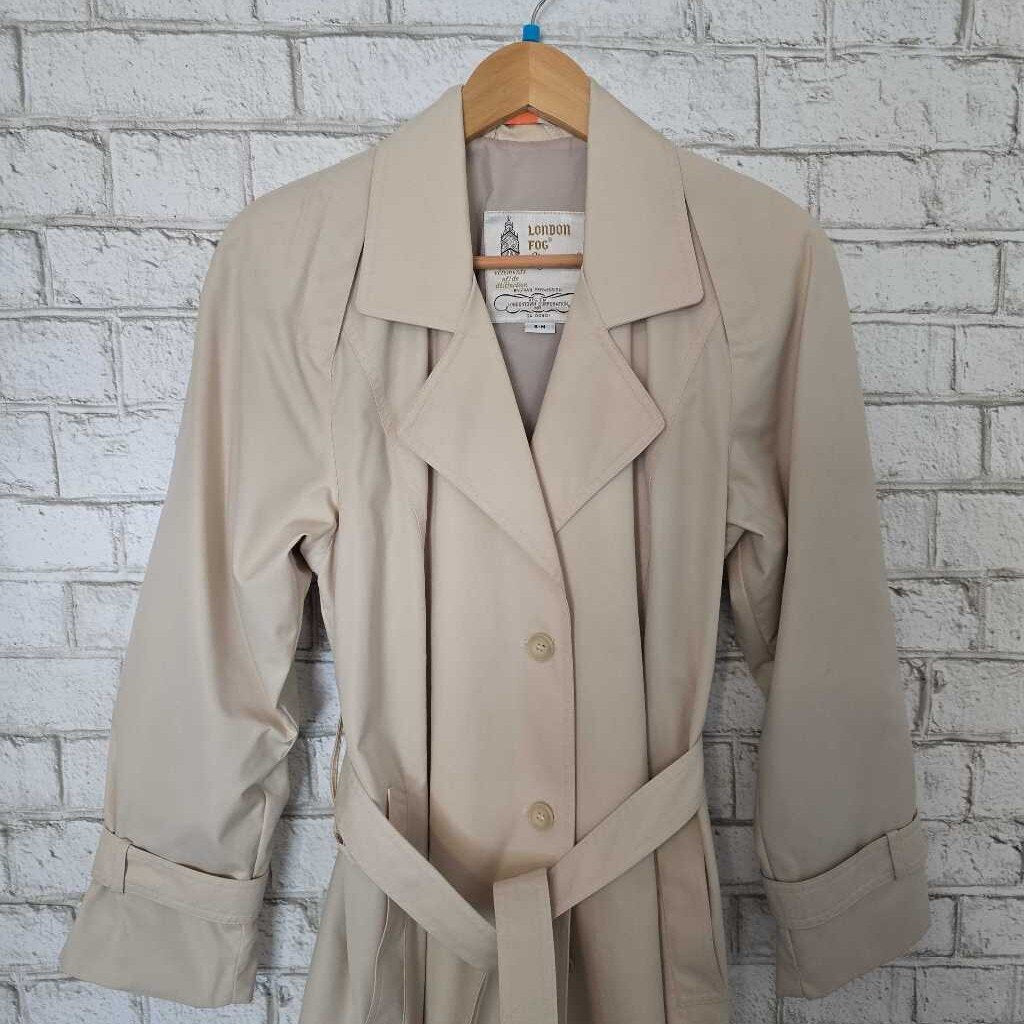 Vintage LONDON FOG MAINCOATS Trench Coat SZ 8M