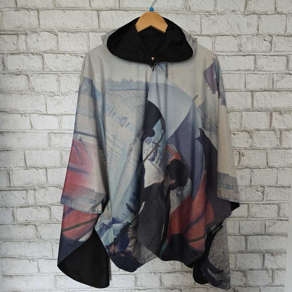 RAINCAPER Reversible Poncho - Paris Street Rainy Day