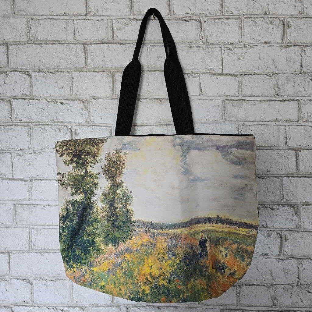 Tote Bag Claude Monet Poppy Fields near Argenteuill