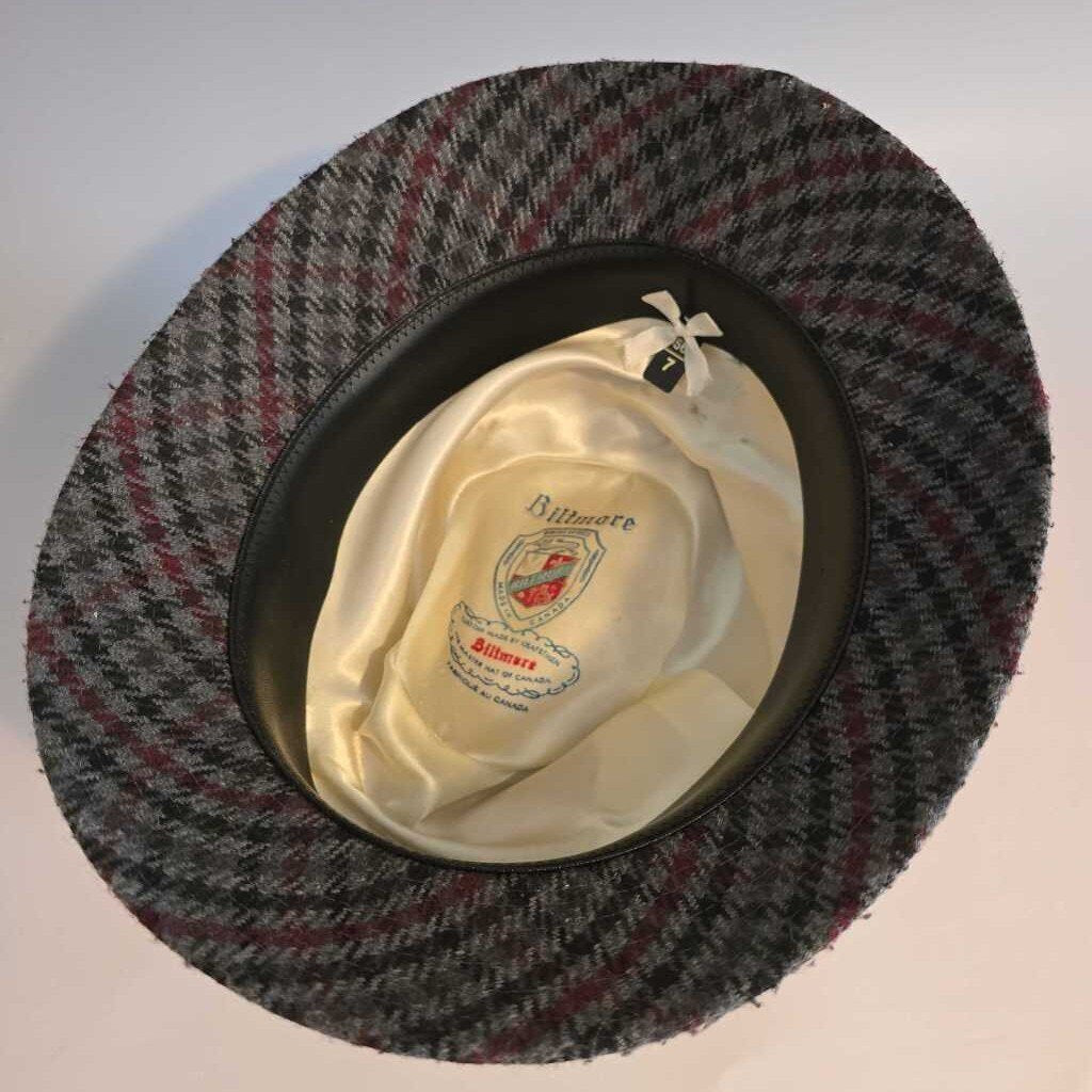 Vintage BILTMORE CANADA Tweed Walking Hat SZ 7