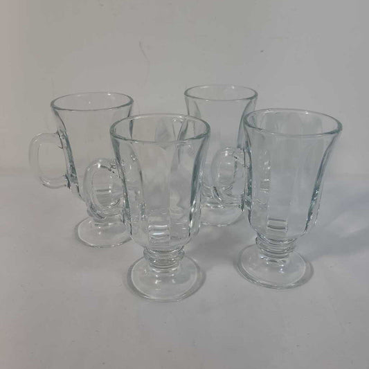 S/4 GLASS MUGS