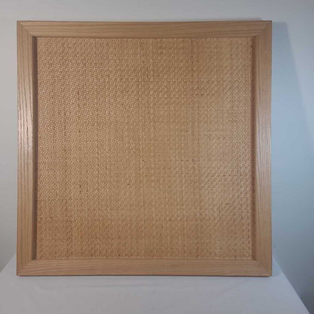 WOVEN CANE BULLETIN BOARD