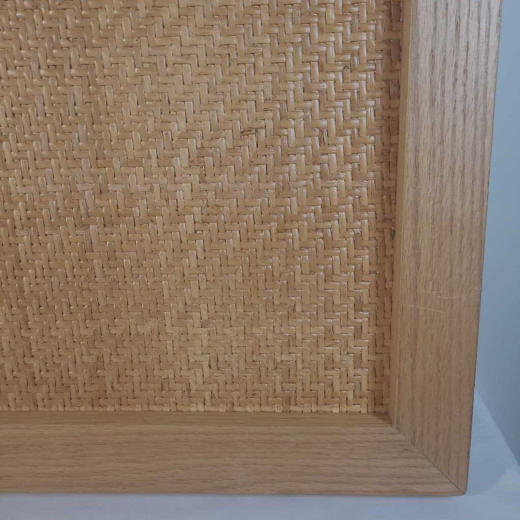 WOVEN CANE BULLETIN BOARD