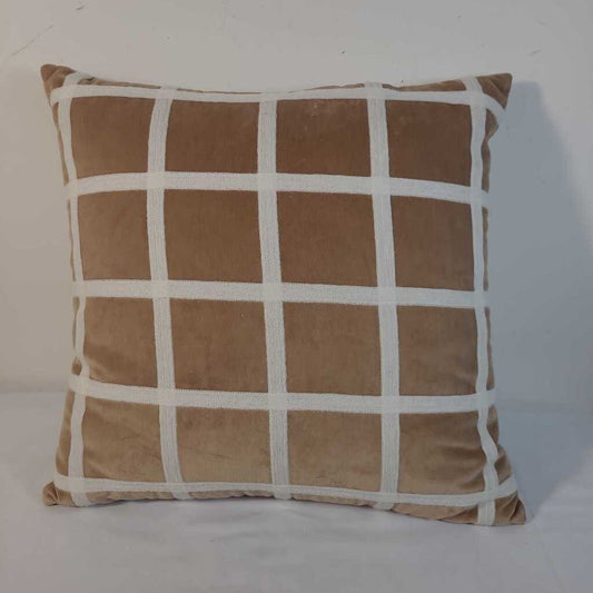 TAN/ CREAM PILLOW