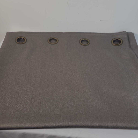 PR BROWN GROMMET CURTAINS