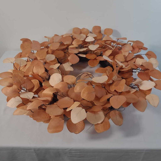 ORANGE SAND DOLLAR WREATH