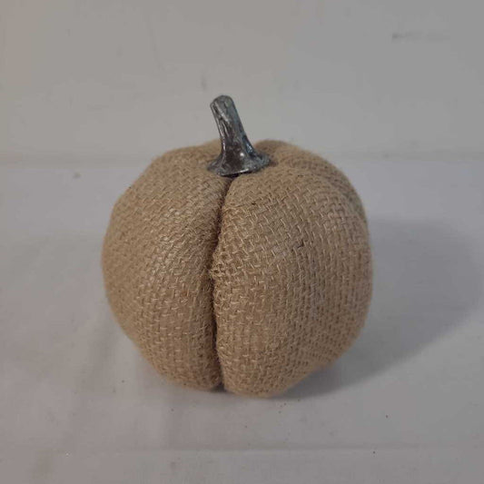 BURLAP PUMPKIN