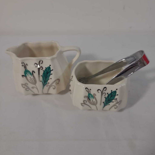 SANDLAND WARE CREAM & SUGAR
