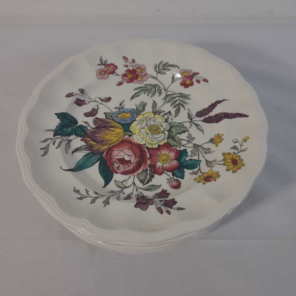 S/8 SPODE GAINSBOROUGH SALAD PLATES