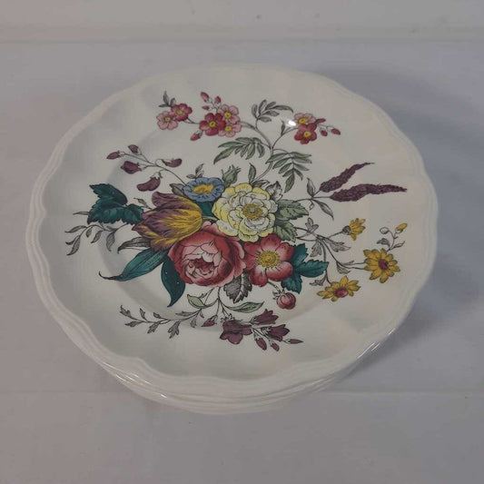 S/8 SPODE GAINSBOROUGH SALAD PLATES